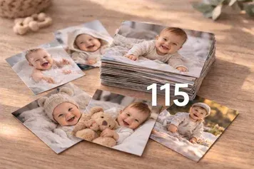 Друк фотографій для дитячого альбому (пакет весь альбом 115 штук)